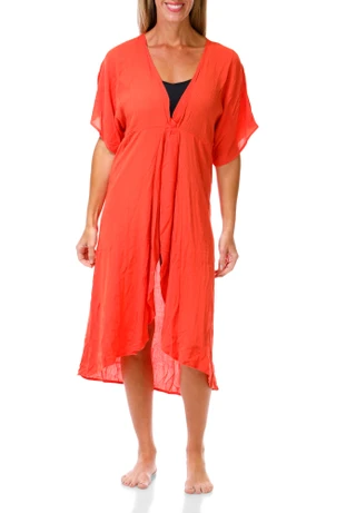 Thumbnail 1: RAISINS Women's Swim Coverup Tunic  