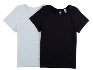 Thumbnail 1: Lands End Women's 2 Pk Loungewear Tees  
