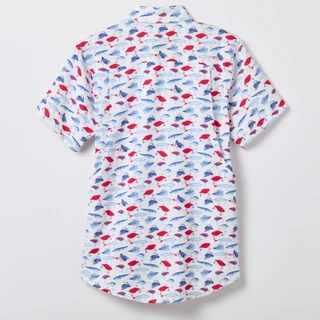Thumbnail 7: SILVER BAIT Men's Americana Short Sleeve Button Down 