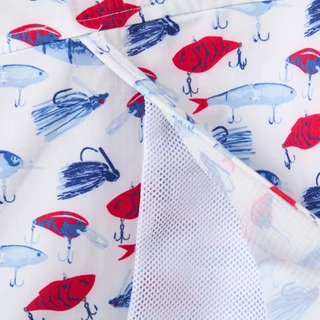 Thumbnail 8: SILVER BAIT Men's Americana Short Sleeve Button Down 