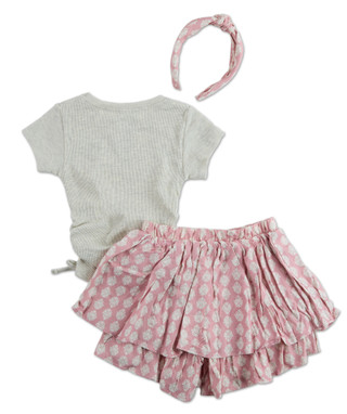Thumbnail 2: BEARPAW Little Girls 3 Pc Skirt Set  