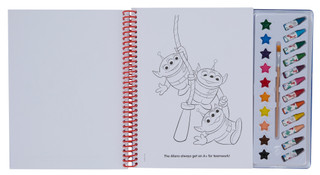 Thumbnail 2: Disney Paint & Color Deluxe Poster Book  