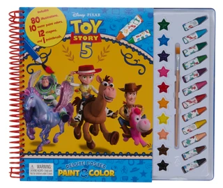 Thumbnail 1: Disney Paint & Color Deluxe Poster Book  