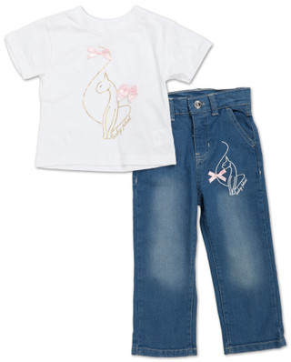 Thumbnail 1: Baby Phat Toddler Girls 2 Pc Pants Set  