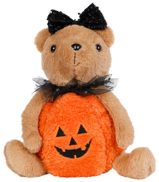 Thumbnail 1: Magical Season 11 in Jack-O'-Lantern Bear Home Decor 