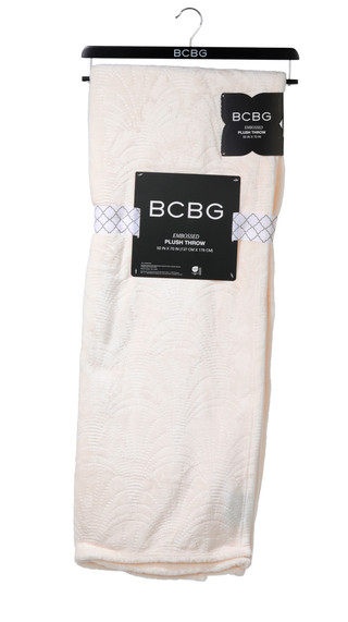 Thumbnail 1: BCBG 50x70 Embossed Plush Throw 