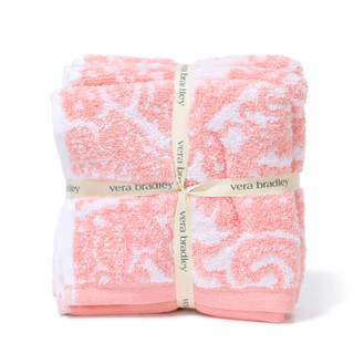 Thumbnail 3: Vera Bradley 4 Pk Paisley Washcloths Set 