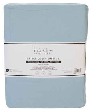 Thumbnail 2: Nicole Miller Queen Size 6 Pc Sheet Set 