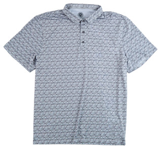 Thumbnail 1: FLAG & ANTHEM Men's Short Sleeve Print Polo 