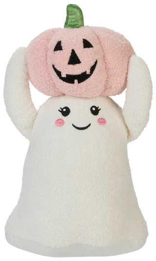 Thumbnail 1: Magical Season 14 in Halloween Ghost Holding Pumpkin Home Decor 