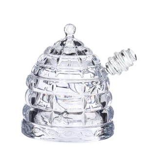 Thumbnail 3: ARTISAN ROW 10 oz Honey Jar with Dipper 