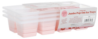 Thumbnail 2: CORE HOME Jumbo Pop-Out Ice Cube Trays 