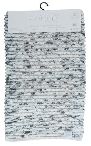 Thumbnail 2: The Home Company 2 Pc Bath Rug Set 