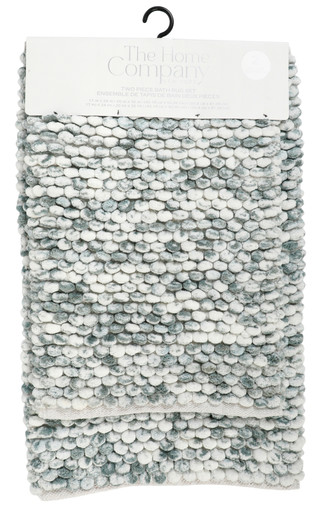 Thumbnail 1: The Home Company Space Dyed 2-Piece Bath Rug Set 