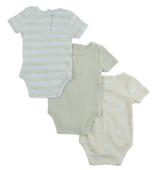 Thumbnail 2: SHABBY CHIC Baby Boys 3 Pk Bodysuits Set 