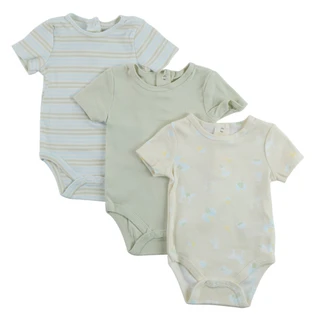 Thumbnail 1: SHABBY CHIC Baby Boys 3 Pk Bodysuits Set 
