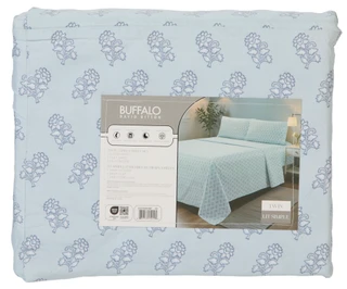 Thumbnail 2: Buffalo Twin Size  3 Pc Sheet Set 