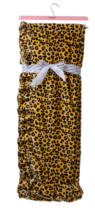 Thumbnail 3: Juicy Couture 50x70 Leopard Print Plush Throw 