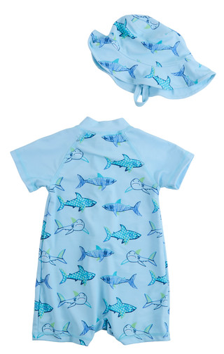 Thumbnail 2: Andy & Evan Baby Boys 2 Pc Swim Set 