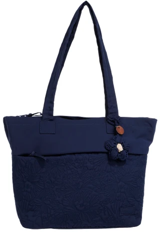 Thumbnail 1: Sakroots Embroidered Floral Quilted Tote Bag 