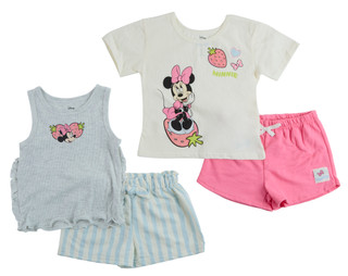 Thumbnail 1: Disney Little Girls 4 Pc Shorts Set 