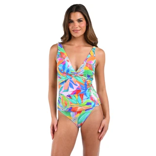 Thumbnail 2: La Blanca Womens Tropiflage Hipster Bikini Bottoms 