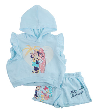 Thumbnail 1: Disney Little Girls 2 Pc Graphic Top & Short Set 