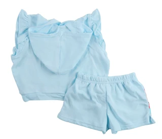 Thumbnail 3: Disney Little Girls 2 Pc Graphic Top & Short Set 
