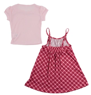 Thumbnail 3: SWEET BUTTERFLY Little Girls 2 Pc Dress Set 