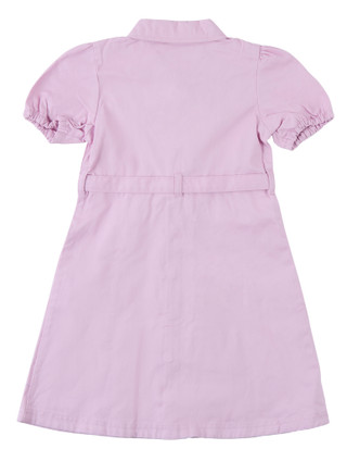Thumbnail 3: Vince Camuto Girl's Short Sleeve Heart Belt Utility Dress 