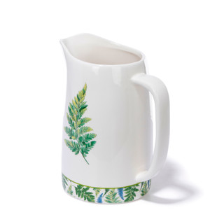 Thumbnail 3: Boston International Ceramic Pitcher with Botanical Fern Accent 
