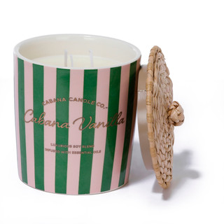 Thumbnail 1: ENCHANTE 14 oz Cabana Vanilla Scented Candle 
