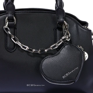 Thumbnail 4: BCBGeneration Triple Compartment Satchel w/ Heart Bag Charm 