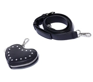 Thumbnail 7: BCBGeneration Triple Compartment Satchel w/ Heart Bag Charm 