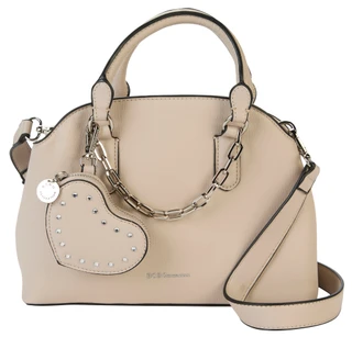 Thumbnail 1: BCBGeneration Triple Compartment Satchel w/ Heart Bag Charm 