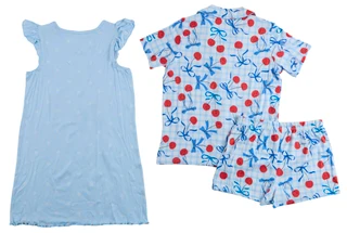 Thumbnail 2: Rene Rofe Big Girls 3 Pc Print Night Gown Sets  