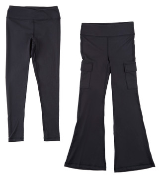 Thumbnail 1: Yogalicious Girl's 2 Pk Skinny Flare Yoga Pants  