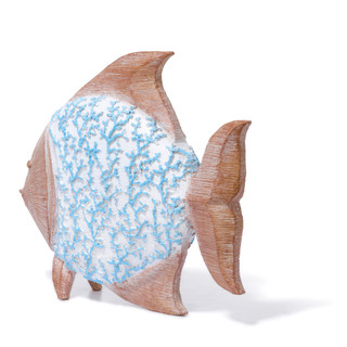 Thumbnail 2: TURTLE KING CORP 13 in Textured Fish Figurine Home Accent 