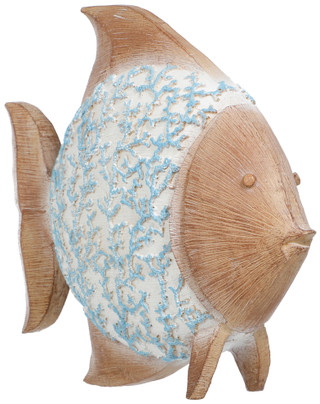 Thumbnail 3: TURTLE KING CORP Textured Fish Decor Accent 