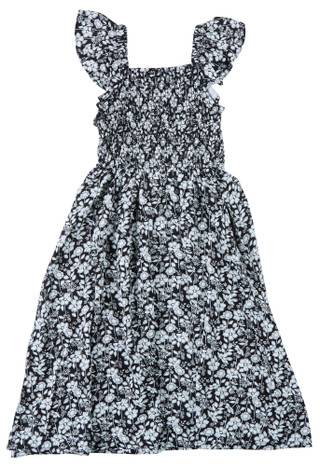 Thumbnail 2: Vince Camuto Girl's Short Sleeve Button Floral Maxi Dress 