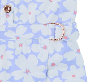 Thumbnail 2: Vince Camuto Girl's Short Sleeve Utility Flower Dress 