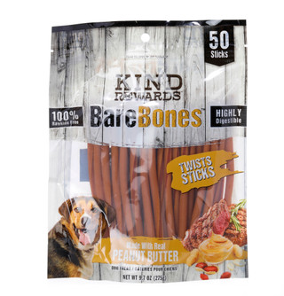 Thumbnail 1: Kind Rewards 9.7 oz Bare Bones Twist Sticks For Dogs 