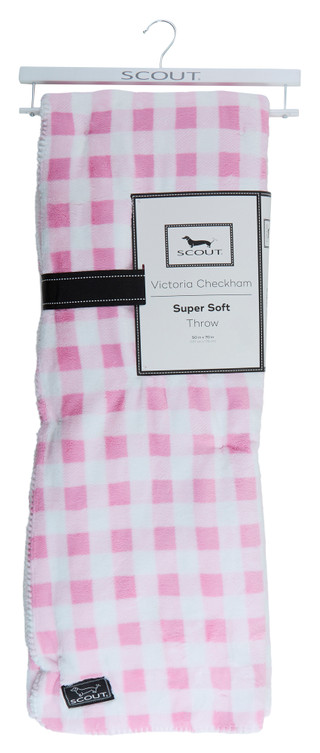 Thumbnail 1: SCOUT 50x70 Victoria Gingham Throw Blanket 