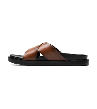 Thumbnail 2: Stacy Adams Men's Montel Cross Strap Slide Sandal 