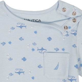 Thumbnail 3: Nautica Baby Boys 2 Pc Romper Set 