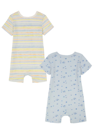 Thumbnail 5: Nautica Baby Boys 2 Pc Romper Set 