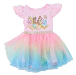 Thumbnail 1: Disney Princess Toddler Girl's Short Sleeve Princess Ballerina Dress 
