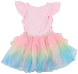 Thumbnail 4: Disney Princess Toddler Girl's Short Sleeve Princess Ballerina Dress 