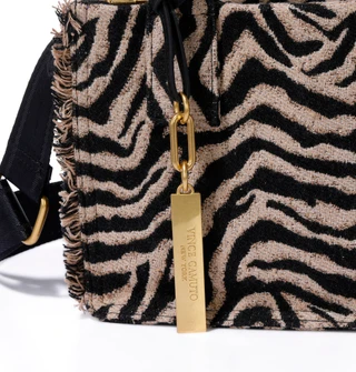 Thumbnail 2: Vince Camuto Zebra Print Mini Tote Bag 