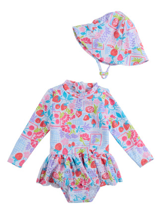 Thumbnail 1: Andy & Evan Baby Girls 2 Pc Swim Set 